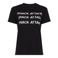 GANNI Snack Attack t shirt 黑色T恤衫