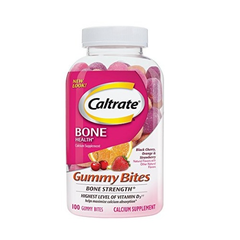 史低价！【美亚直邮】Caltrate 钙尔奇 VD+钙 水果口味软胶糖 100粒