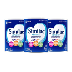 新低价！【美亚自营】Similac 美国雅培 1段金盾幼儿配方奶粉 1.02kg*3罐装