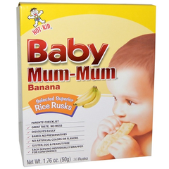 Hot Kid 旺旺 Baby Mum-Mum 婴幼儿磨牙大米面包 三种口味 24片