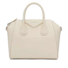 【时尚博主*】Givenchy Off-White Small Antigona Bag 白色单肩包