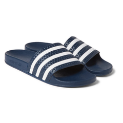 adidas Originals Adilette 海军蓝澡堂拖