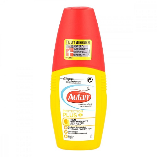 夏季必备！Autan Aktiv Plus 防蚊虫叮咬喷雾 100ml