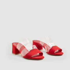 【平价代替版 PVC 元素】新系列~MANGO Vinyl straps sandals PVC 凉鞋