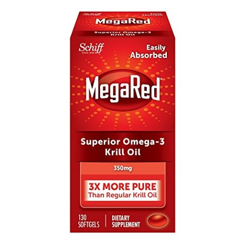 【含税直邮】Schiff MegaRed 南极磷虾油高阶深海*油软胶囊 Omega-3 350mg 120粒