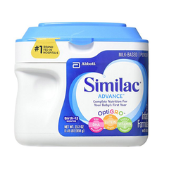 Prime会员专享！【美亚直邮】Similac Advance 雅培 婴儿全营养含铁配方奶粉 658g