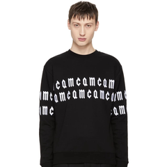 McQ Alexander McQueen Black Repeat Logo Sweatshirt 男款黑色卫衣