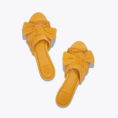 Tory Burch ANNABELLE SUEDE BOW SLIDE 沙滩鞋