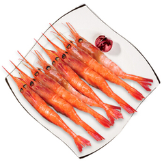 【满199-100元】皇家格陵兰 北极甜虾刺身 1kg/盒 90-150只 原装进口