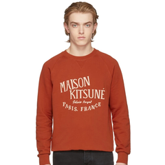 Maison Kitsuné Orange 'Palais Royal' Sweatshirt 男款卫衣