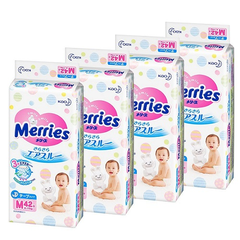 速抢！【Prime Day 日亚秒杀】花王 Merries 腰贴式婴儿纸尿裤 M码 42片*4包