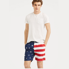 Ralph Lauren Polo 拉夫劳伦 美国国旗图案 短裤