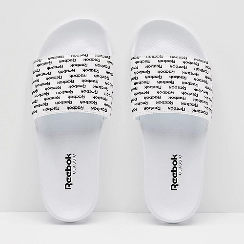 清凉酷炫！Reebok 锐步 Classic Slides 夏日经典白色运动拖鞋