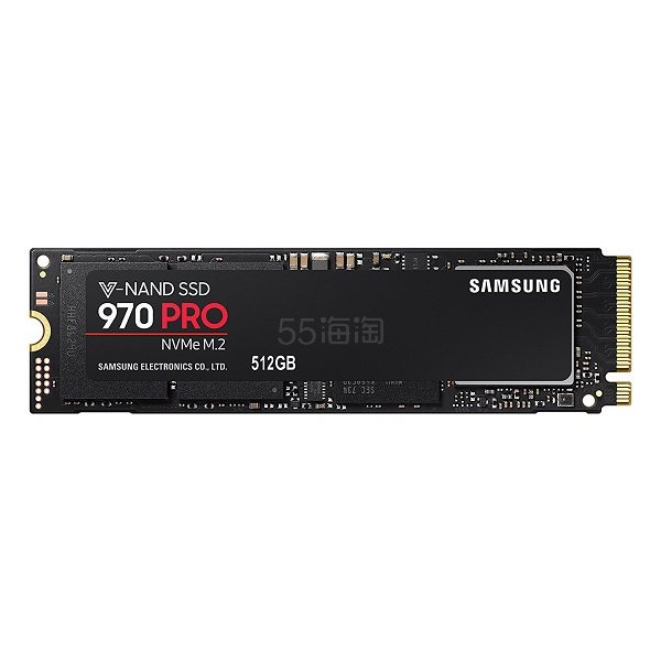降价！【中亚Prime会员】Samsung 三星 970 Pro MZ-V7P512BW 512G SSD 固态硬盘