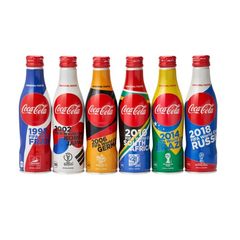 球迷可收藏~Coca Cola 可口可乐 碳酸饮料 2018俄罗斯世界杯限量款 250ml*30瓶