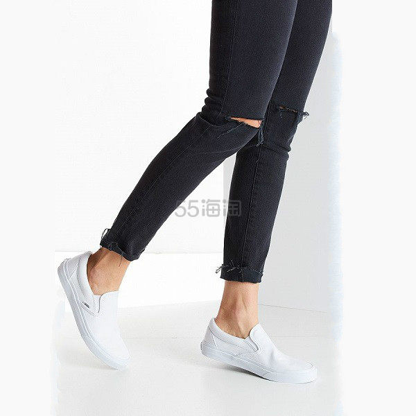 Vans Classic Slip-On Sneaker 白色 一脚蹬 运动鞋