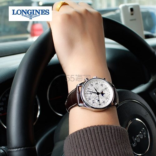 Longines 浪琴 Master 名匠系列 L2.673.4.78.3 男士三眼计时腕表