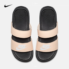 女生夏季专属！Nike 耐克 Benassi Duo 时尚运动拖鞋 2色可选