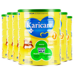 【包邮装】Karicare 可瑞康婴儿山羊奶粉 1段 900g*6罐