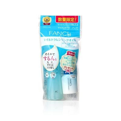 6.3折！Fancl 芳珂纳米卸妆液+洁面乳 120ml+20g