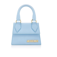 新配色！Jacquemus Le Chiquita Leather Micro Bag 超可爱 迷你 天蓝色 手拎包