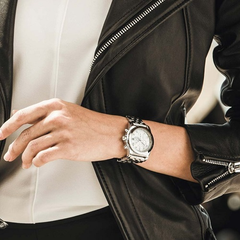 Breitling 百年灵 Chronomat 38 系列 W1331012-A774-385A 女士三眼计时腕表