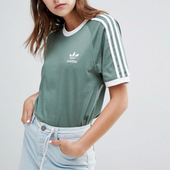 Adidas Originals 3 Stripe T-Shirt 阿迪达斯 女士 短袖
