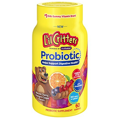 【美亚自营】L'il Critters 儿童益生菌软糖 助消化小熊软糖 60粒