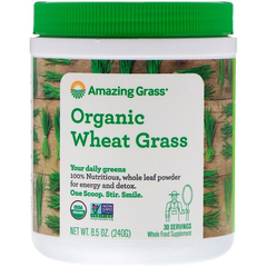 清肠排*！Amazing Grass 有机小麦草 240g