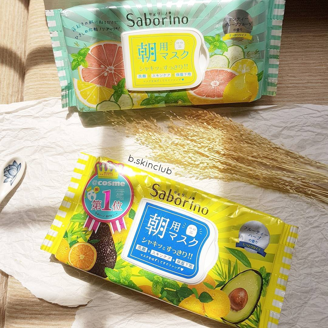 日本 Saborino 早安面膜 清爽型 32片