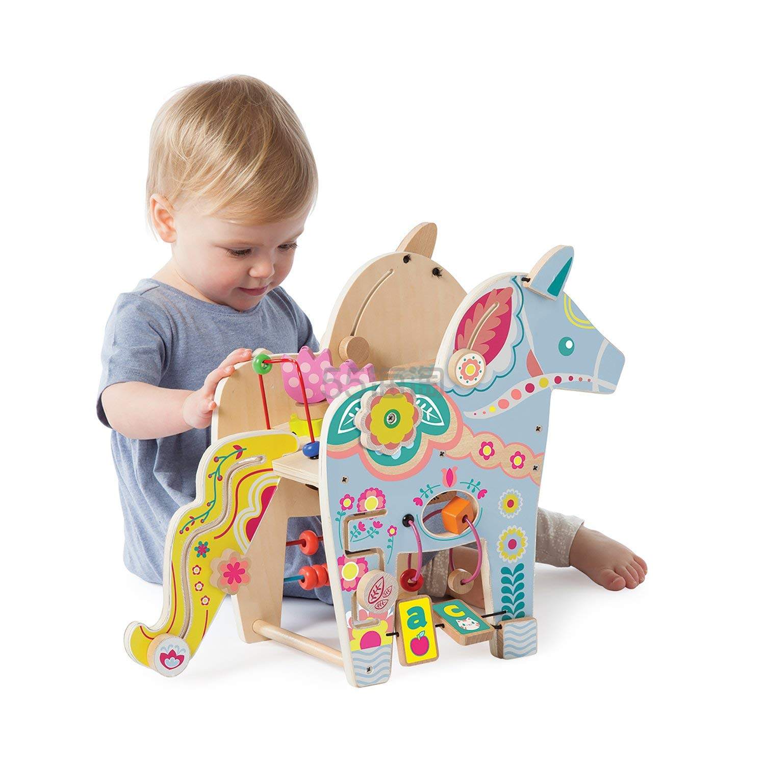 【美亚自营】Manhattan Toy 曼哈顿玩具 Winkel 宝宝小木马早教玩具