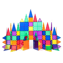 【美亚自营】Picasso Tiles 透明3D磁性建筑玩具 100片装