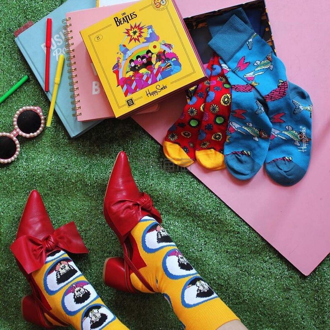 Happy Socks 官网：精选黄色潜水*50周年纪念款等秋冬美袜