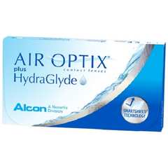 AIR OPTIX plus HydraGlyde 年抛 隐形眼镜 6片一盒