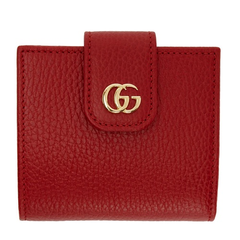Gucci Red Small Marmont 小款钱包