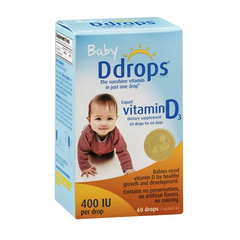 【第2件半价】Ddrops 婴儿维生素D3滴剂 60滴