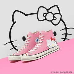【Kitty迷看过来~新品上架！】Nike：Converse x Hello Kitty 匡威合作款 服饰鞋履