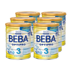 德国直邮！Beba 贝巴 Optipro 超级能恩婴幼儿奶粉 3段 800g*6罐