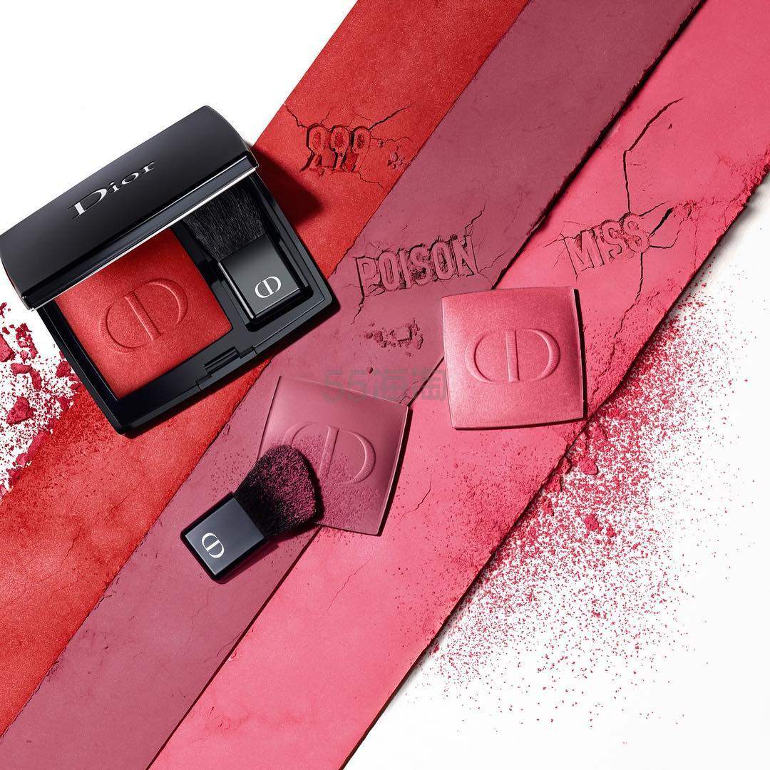 新品！超级美丽！Dior Rouge Blush 系列腮红 经典色#999 #蓝色偏光601