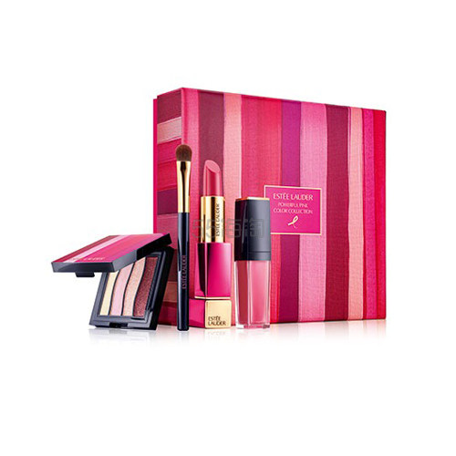 ！Estee Lauder 雅诗兰黛 Pink Ribbon Look 限量彩妆礼盒