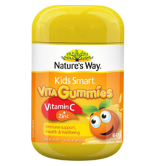 【支付宝日】Nature's Way 佳思敏 Kids Smart 儿童维生素C+锌软糖 60粒