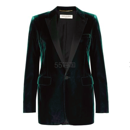 Saint Laurent 圣罗兰 丝绒西装长外套