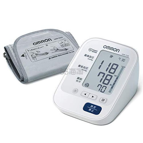 日本亚马逊omron欧姆龙家用全自动电子血压计上臂式hem7130
