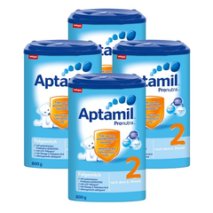 9折好价！Aptamil 德国爱他美 Pronutra 婴幼儿奶粉 2段 6个月+ 800g*4罐