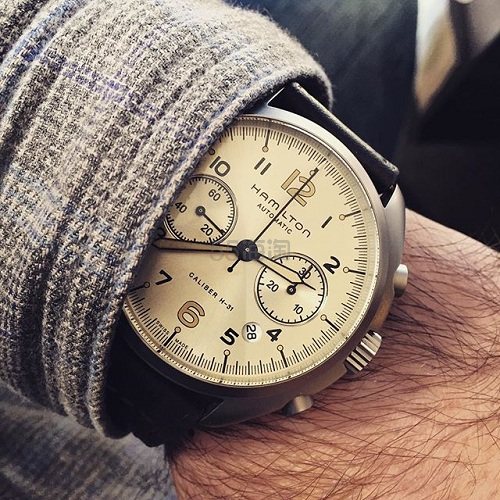 Hamilton 汉米尔顿 Khaki *iation Pilot 卡其航空系列 H76416755 男士机械腕表
