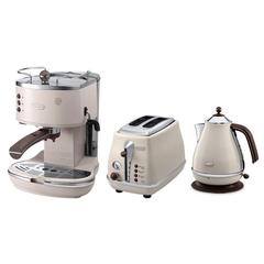 下单立减￥100！De'Longhi 德龙 早餐系列 咖啡机+烤面包机+电水壶