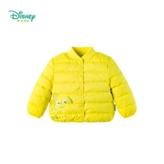 【买3免1】Disney 迪士尼儿童羽绒服 184S1010 柠檬黄 90cm