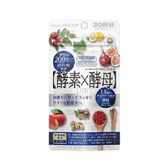 【日本亚马逊】2件购入享8折优惠！Metabolic 综合果蔬酵素×酵母 60粒