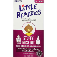 Little Remedies 婴儿盐水滴鼻剂+吸鼻器套装