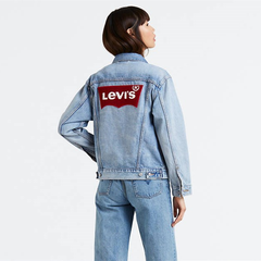 Levi's 女士 Logo 牛仔夹克